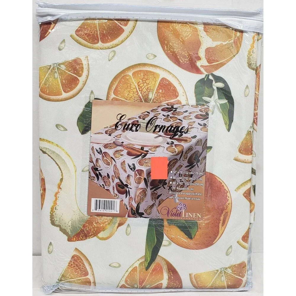 1 Printed Fabric Tablecloth,70